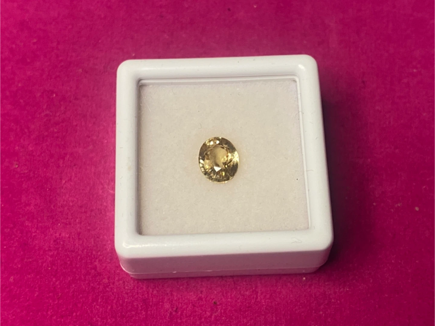 Natural zircon gemstone
