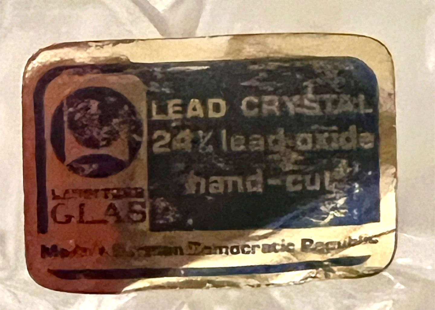 Lead Crystal Bowl - Hand Cut - photo 2