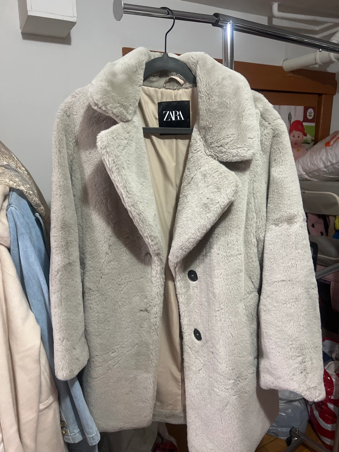 Zara Faux Fur Coat