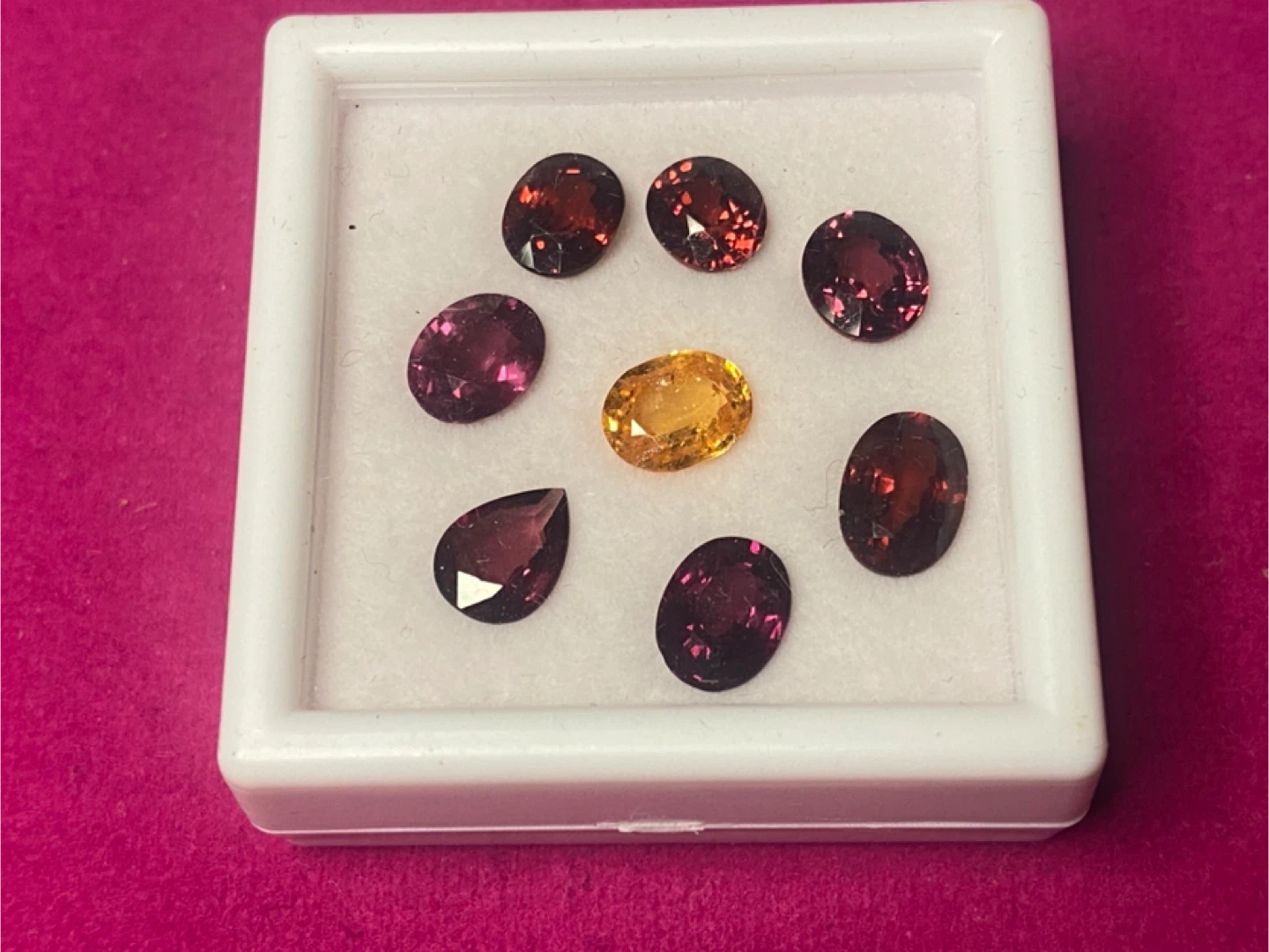 Garnets for sale (price is per stone, not the lot)