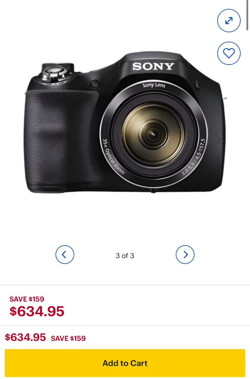 Sony CyberShot Digital Camera