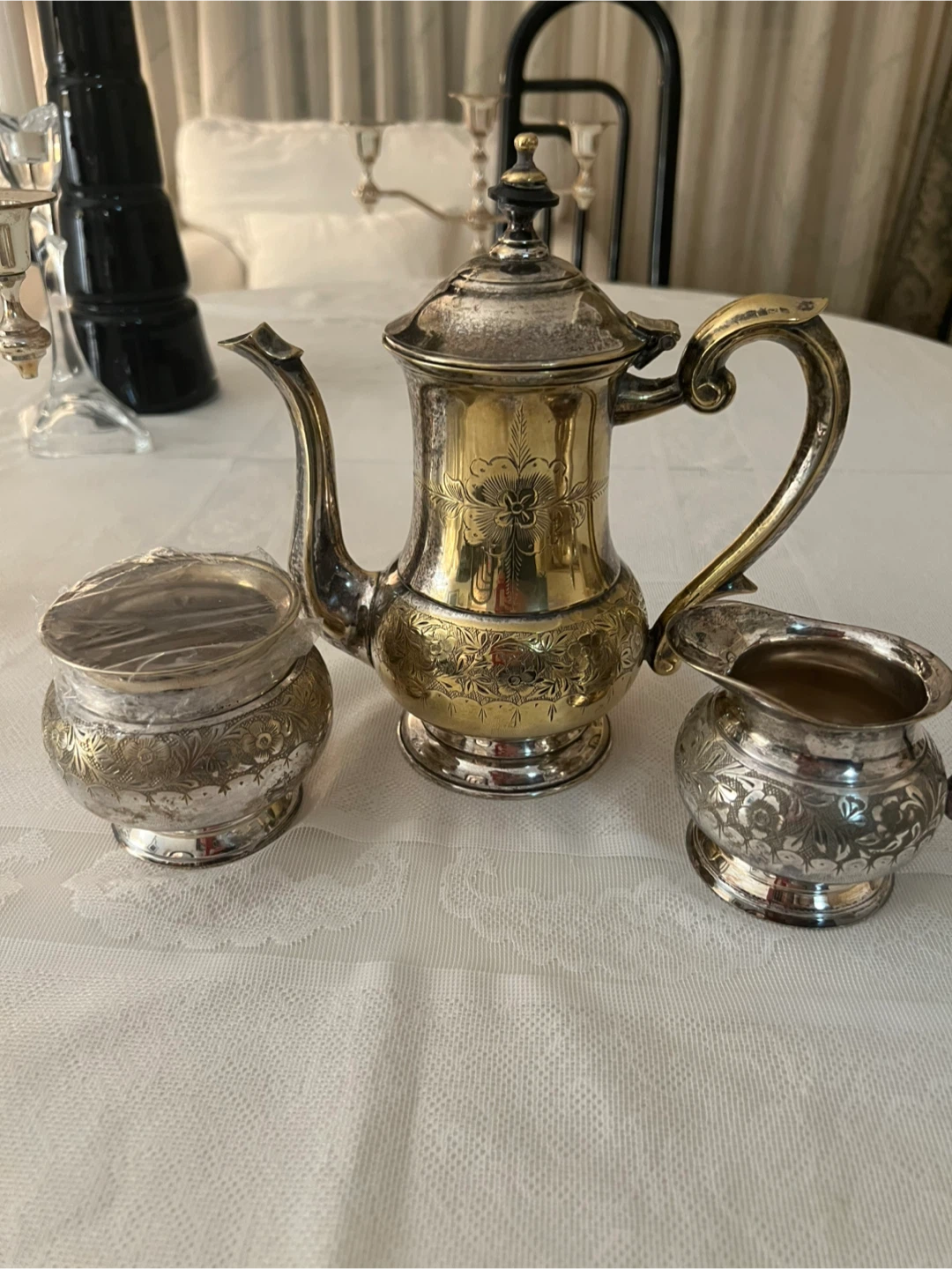 Vintage Silver Plated Tea Set