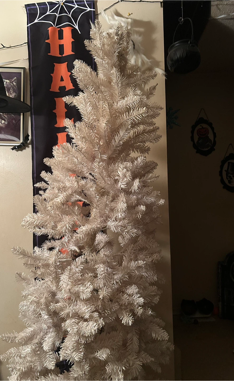 White Artificial Christmas Tree - photo 5