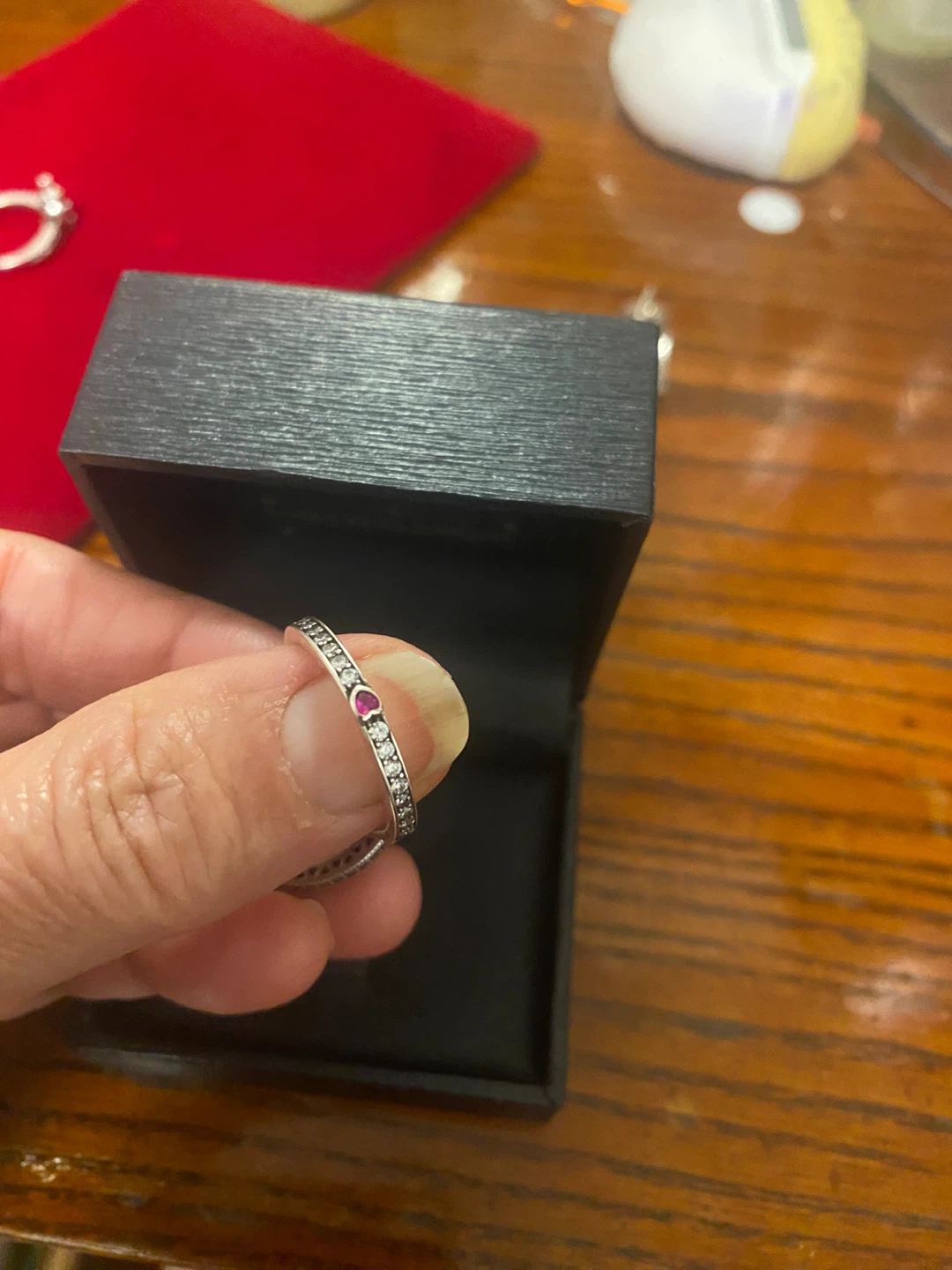 Pandora Silver Ring Size 7 for both