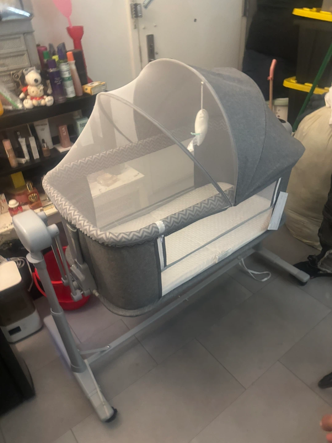 BABY Bassinet Bedside Sleeper - Gray