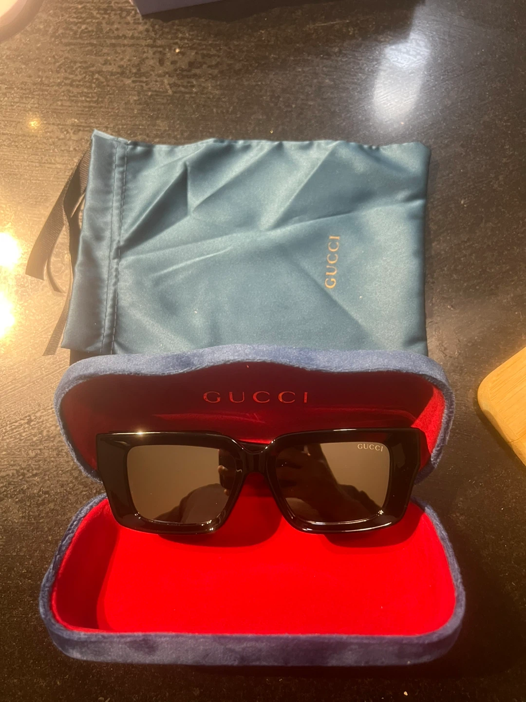 Gucci Black Sunglasses