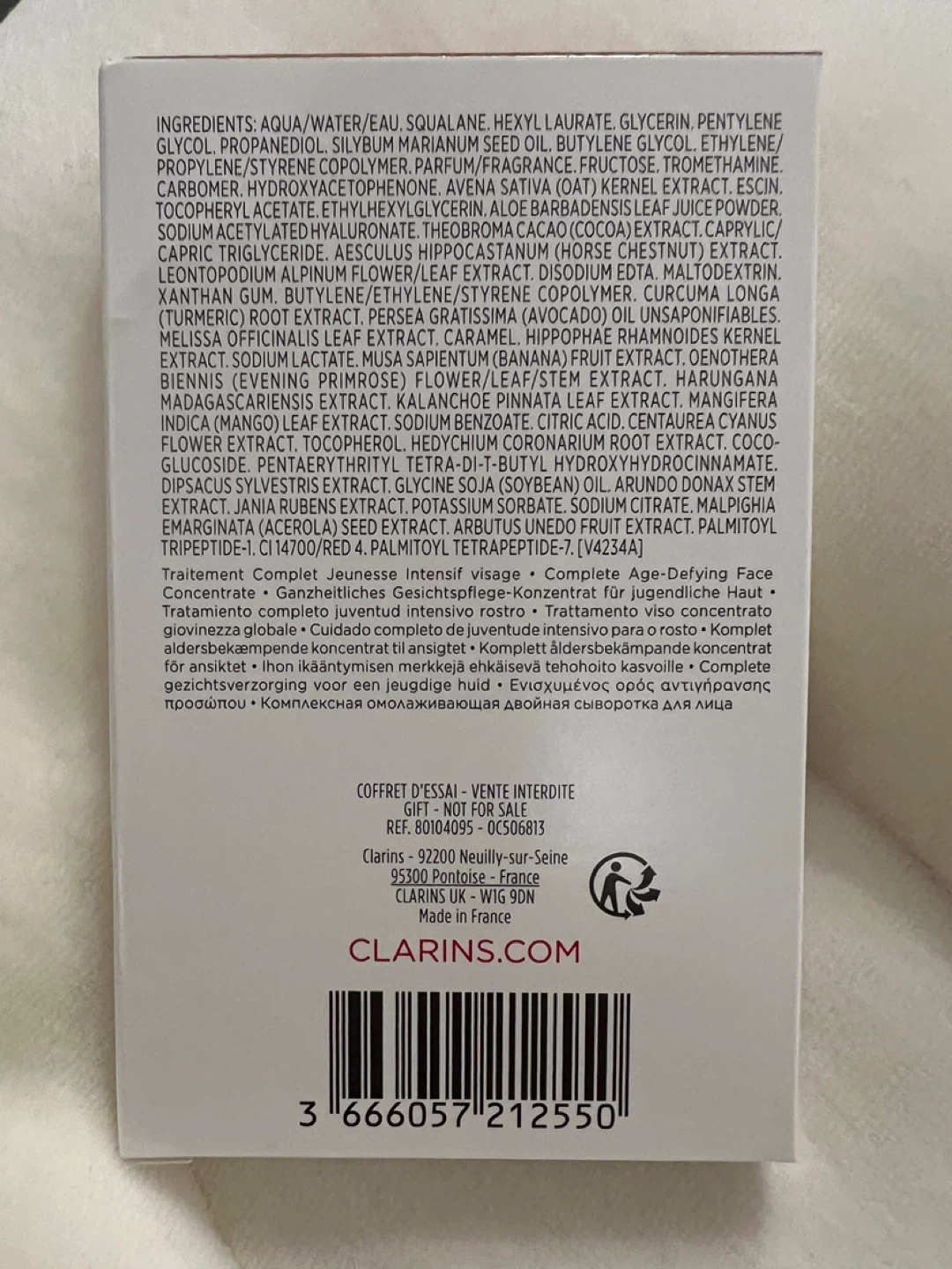 Clarins Double Serum Complete Age-Defying Concentrate Samples - photo 2