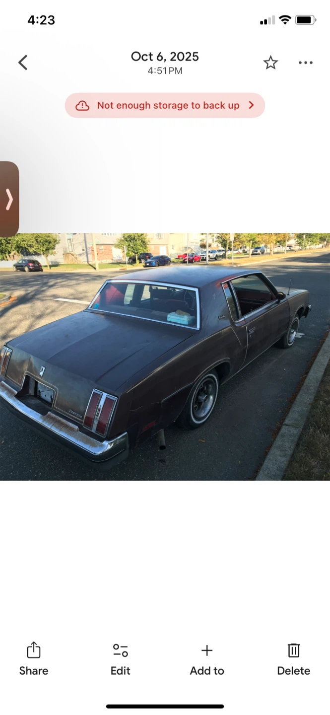 1978 oldmoble cutlass - photo 3