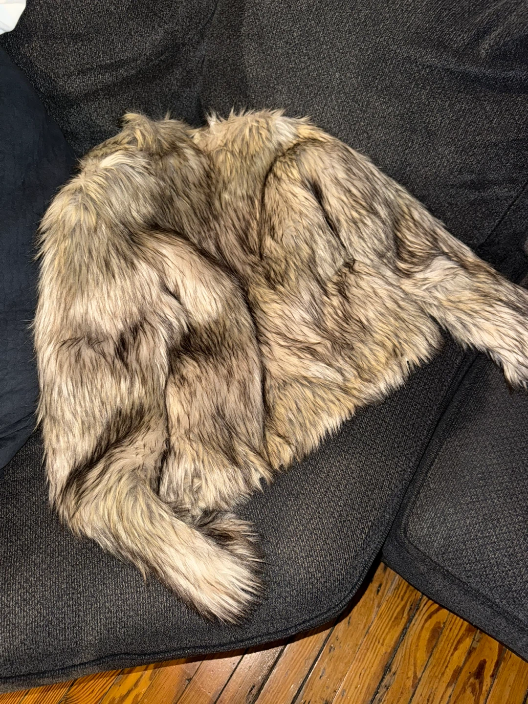 Fashion Nova Faux Fur Coat - Size M - photo 3