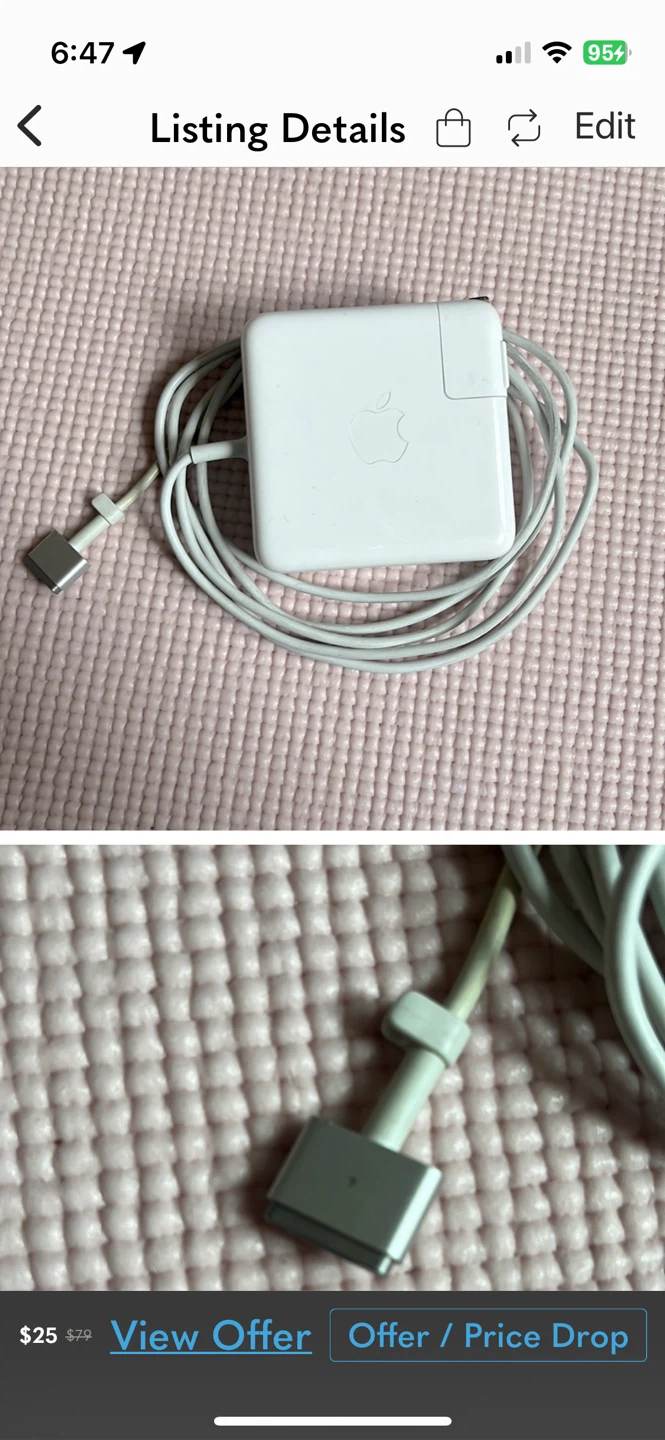 Apple 60W MagSafe 2 Power Adapter