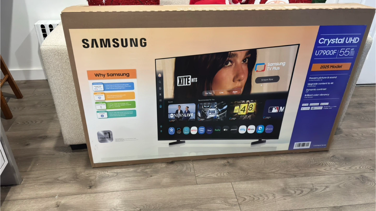 Samsung Crystal UHD U7900F 55" TV - New in Box!