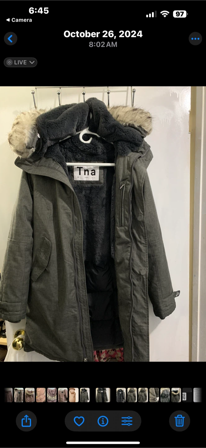 TNA Grey Winter Coat - photo 2