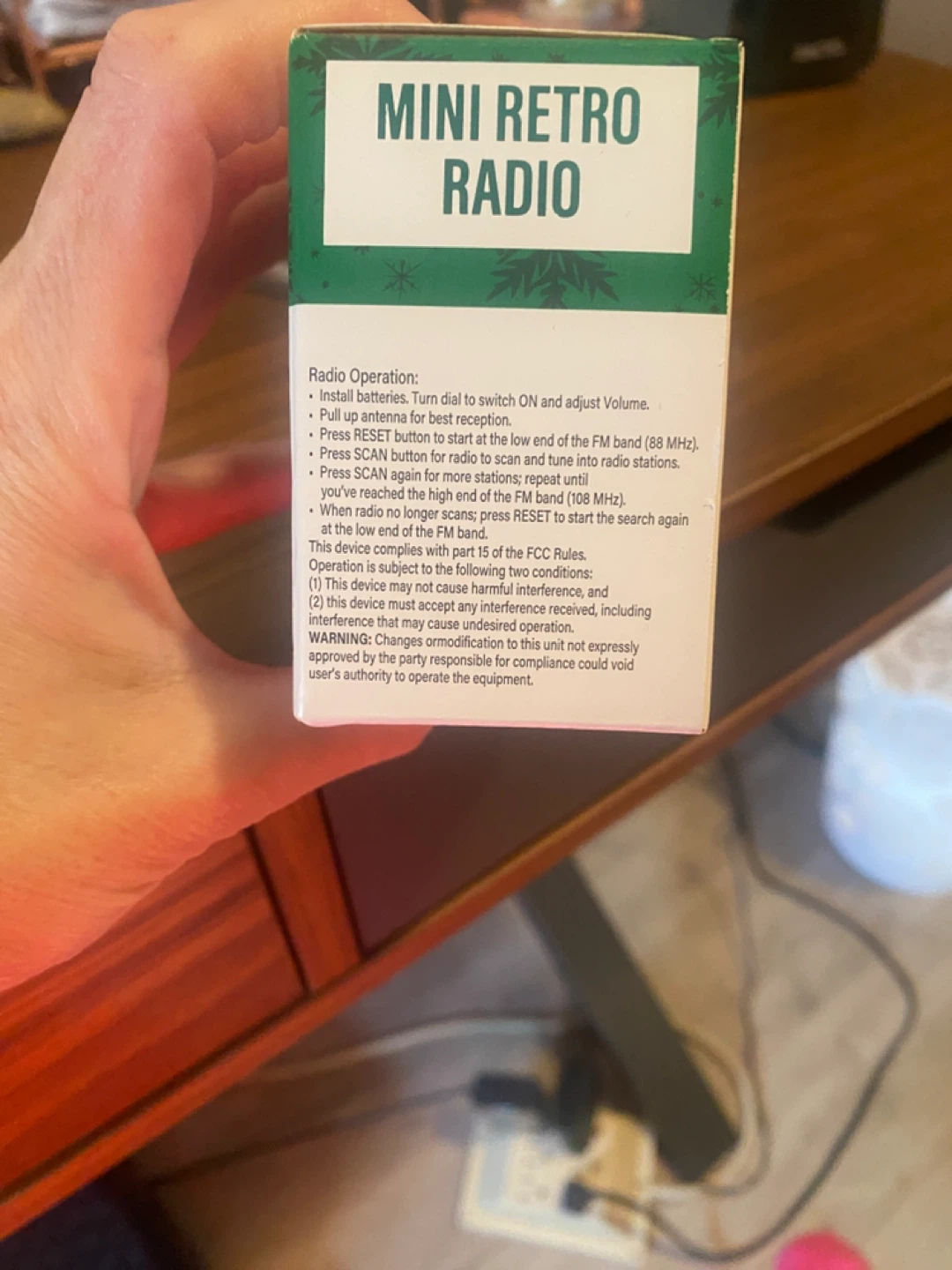 Mini retro radio new in box - photo 2