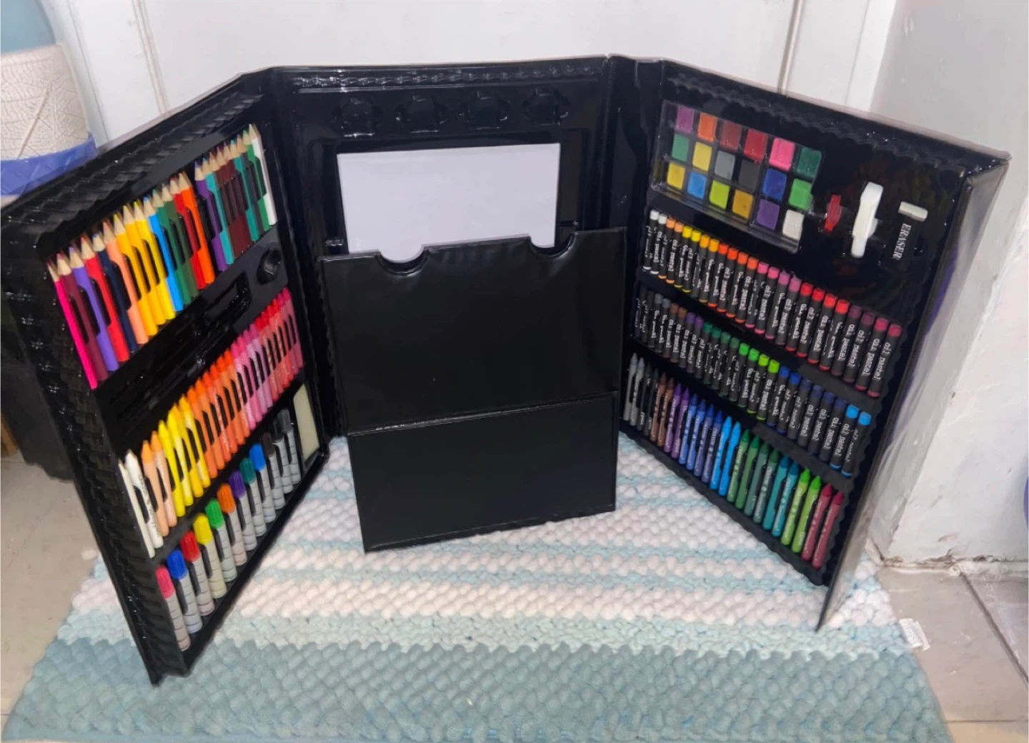 Sunnyglade 185 Pieces Double Sided Trifold Easel Art Set 🥕 - photo 2