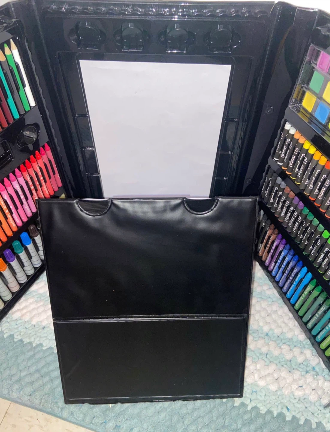 Sunnyglade 185 Pieces Double Sided Trifold Easel Art Set 🥕 - photo 5