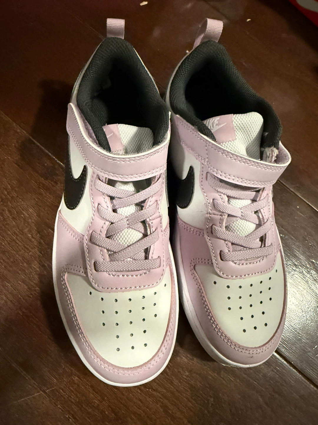 (New)Nike Court Borough Low 2 Lilac/White US 2.5Y
