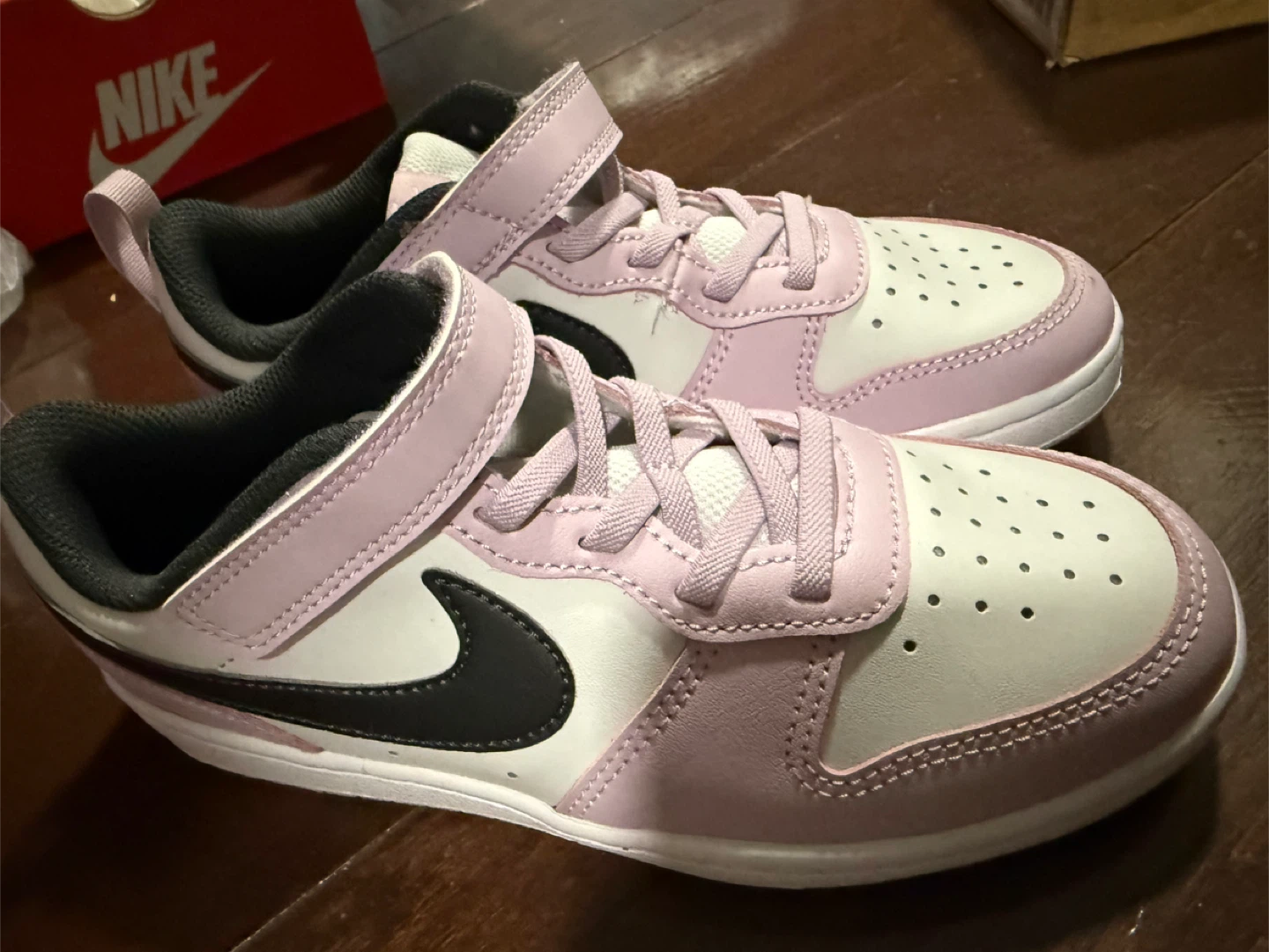 (New)Nike Court Borough Low 2 Lilac/White US 2.5Y - photo 2