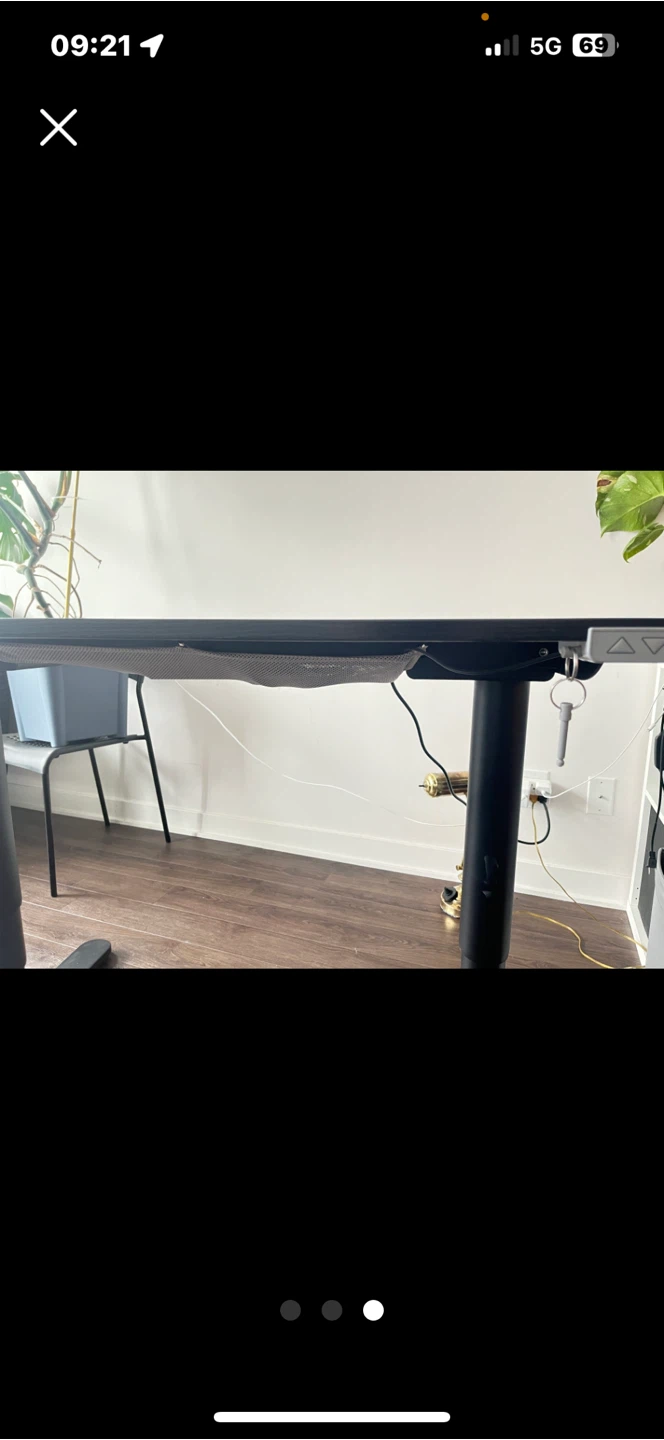 Ikea electric desk /Black Standing Desk - photo 3