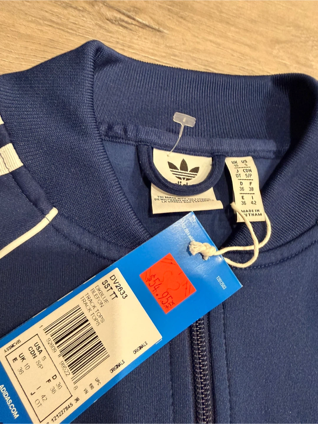 New Adidas SST TT Track Top - Size S - photo 2