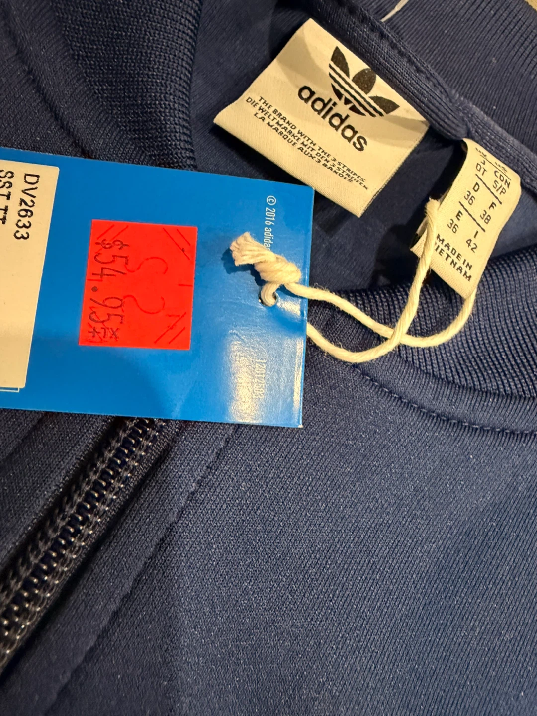 New Adidas SST TT Track Top - Size S - photo 3