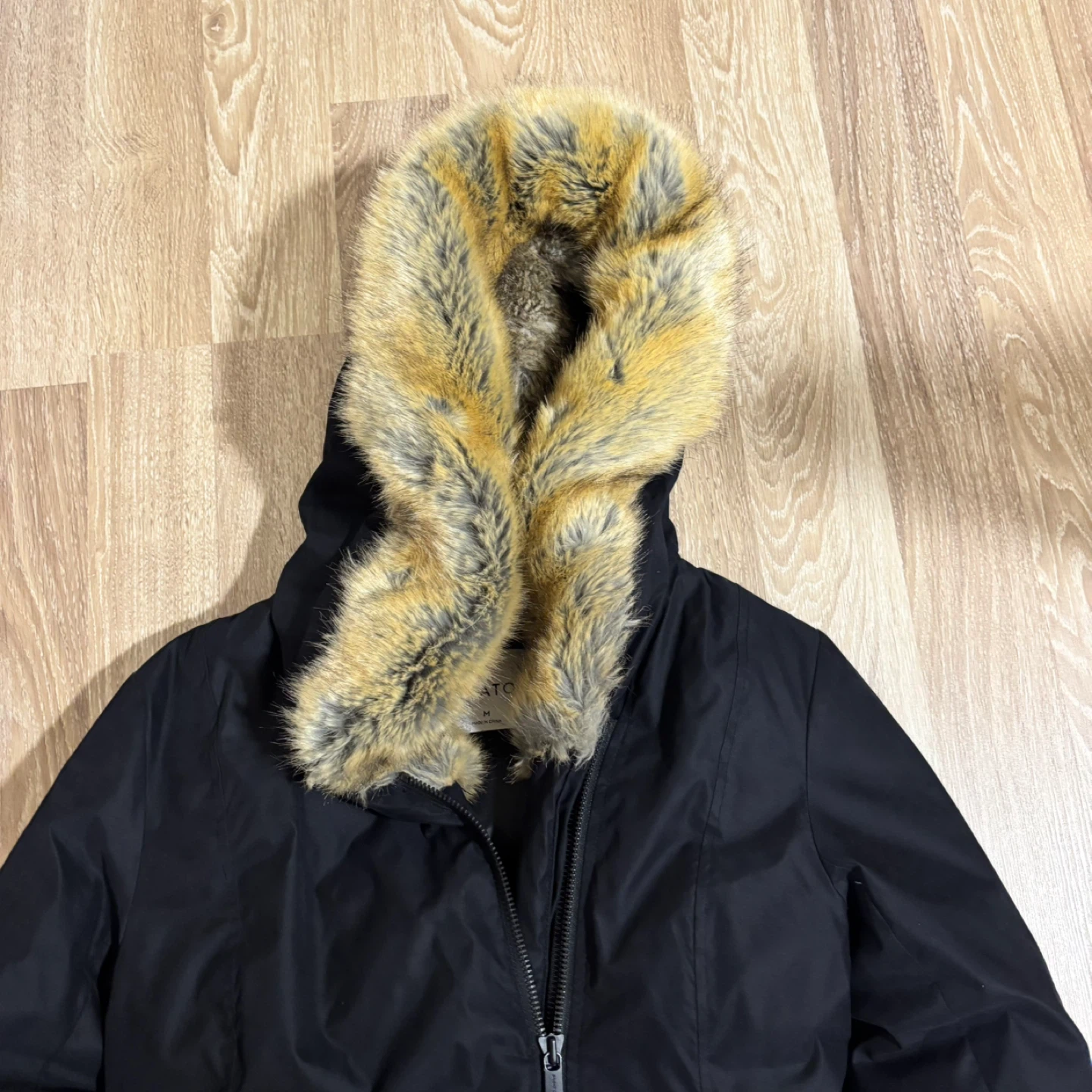 Babaton Black Winter Coat Size M - photo 4