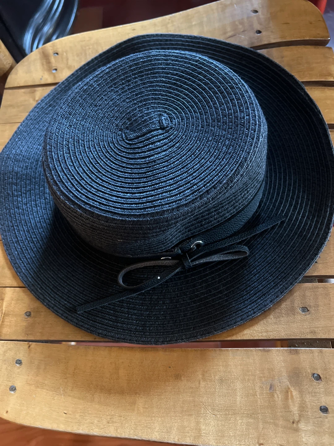 Black Floppy Hat