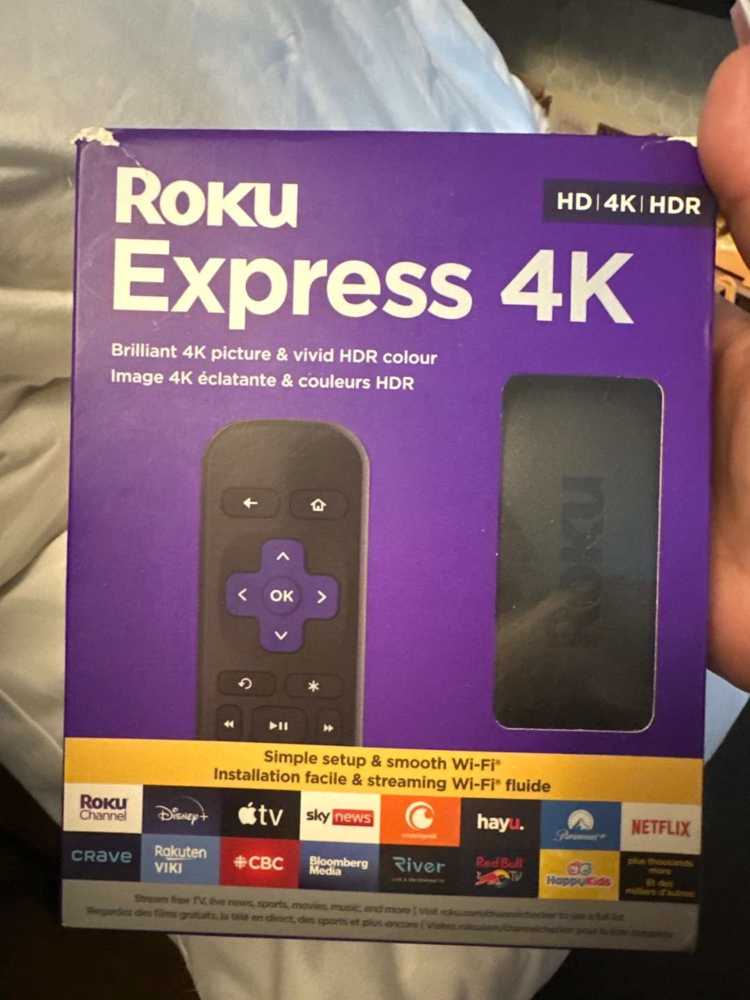 New Roku Express 4K Streaming Device