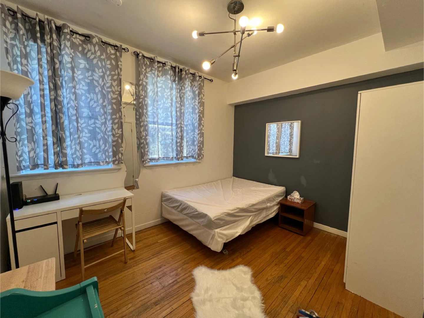 Full size bed frame and mattress - photo 3