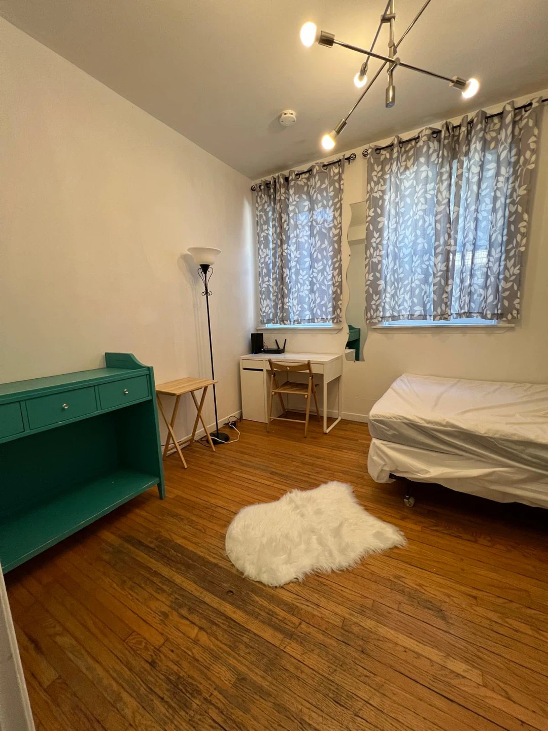 Full size bed frame and mattress - photo 2