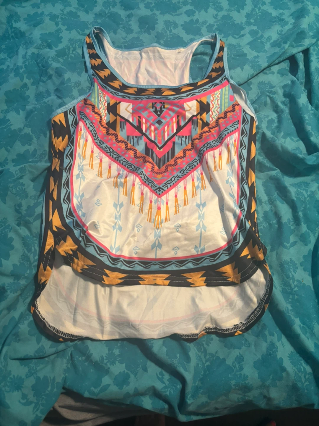 Patterned Tank Top