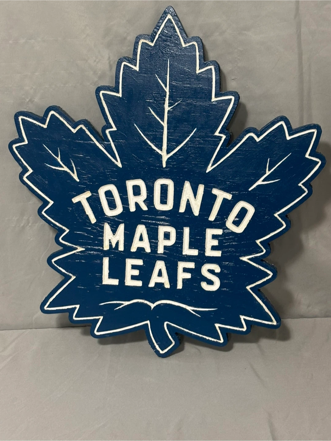 Toronto Maple Leafs/Buffalo Bills Wooden Sign