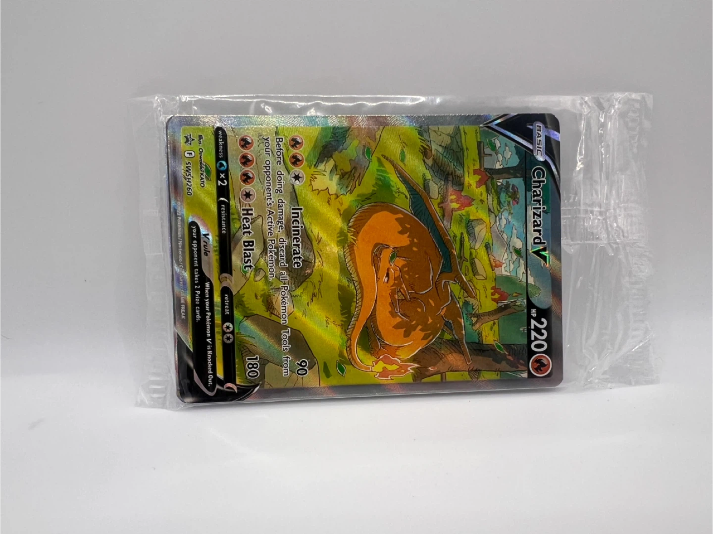 3 x Charizard V Pokemon Promo Cards - SEALED - photo 2