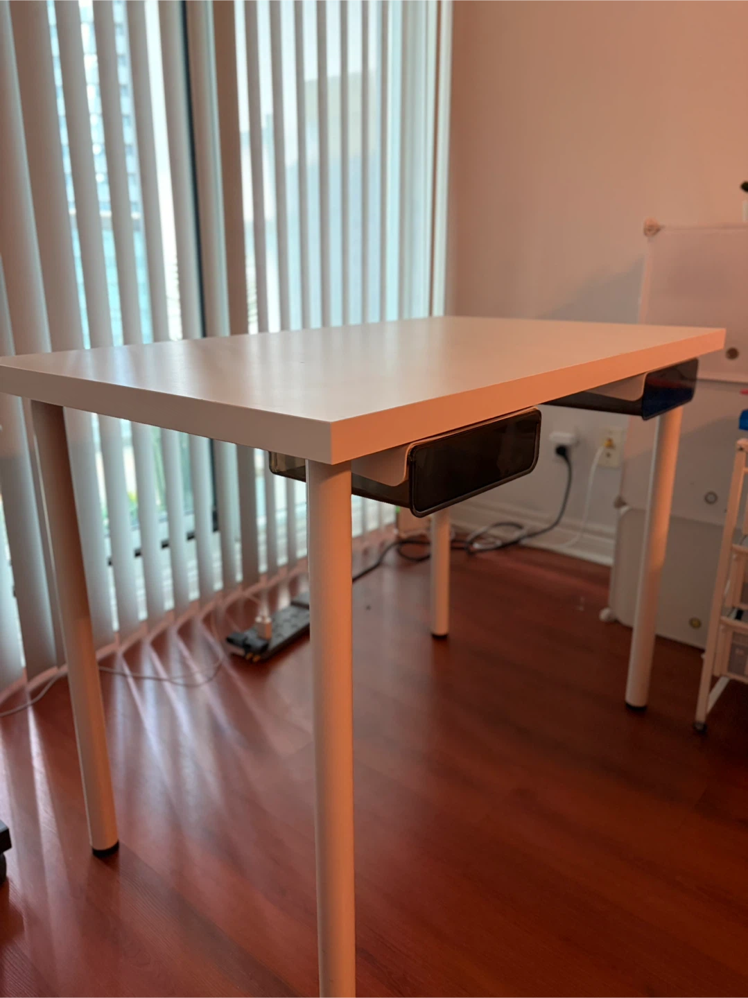 IKEA White Desk with Drawers - photo 3