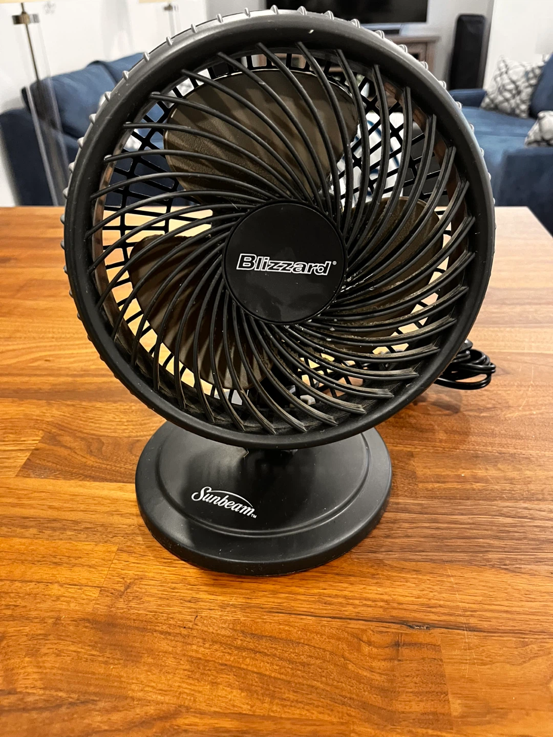 Sunbeam Blizzard Desk Fan - Black