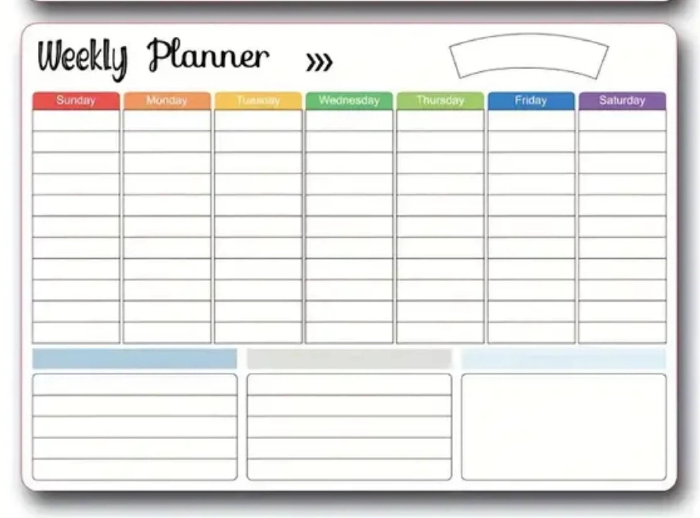Magnetic Dry Erase Whiteboard planner -New - photo 4