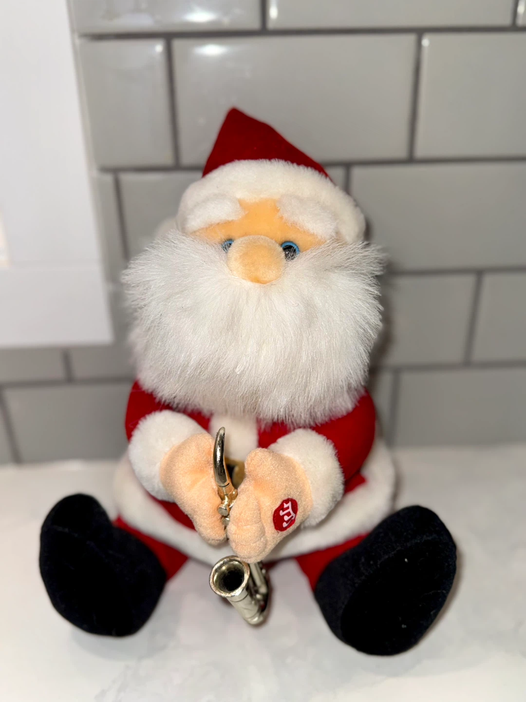 Vintage Telco Santa Animated Musical