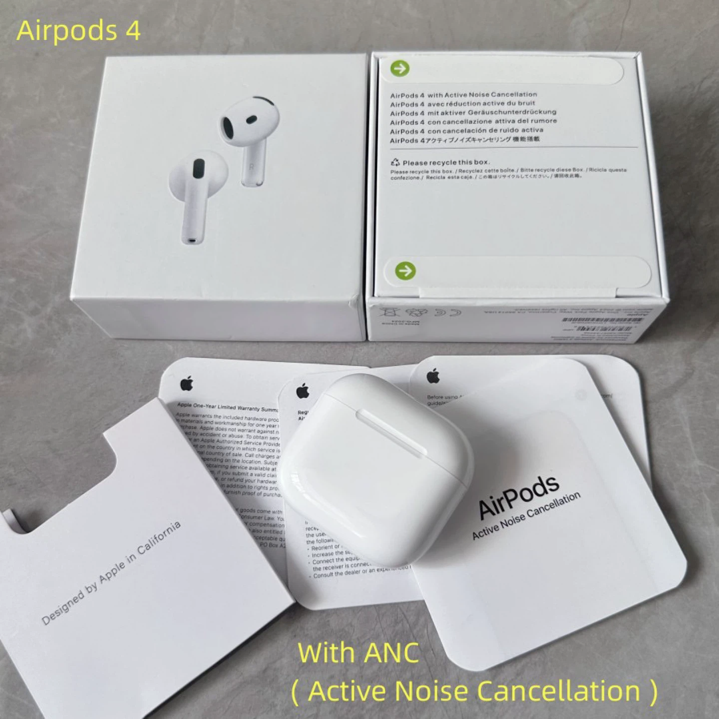 New Apple Airpods 4 with Active Noise Cancellation - photo 3