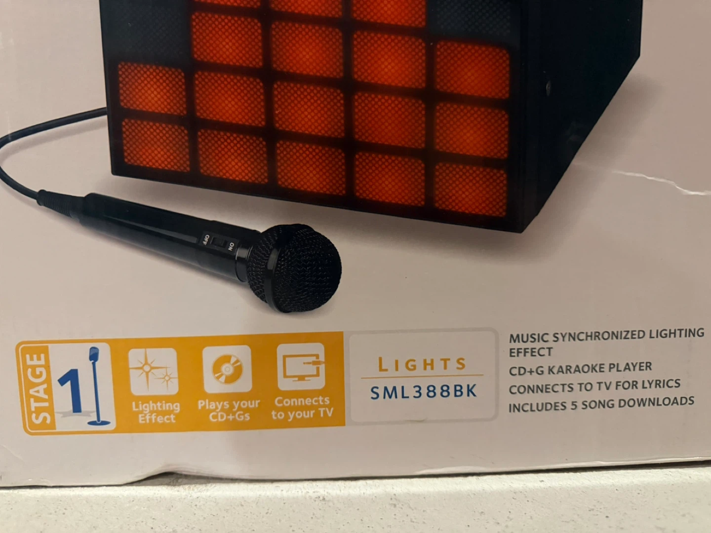 Singing Machine Classic SML388BK Karaoke System - Lights! - photo 3