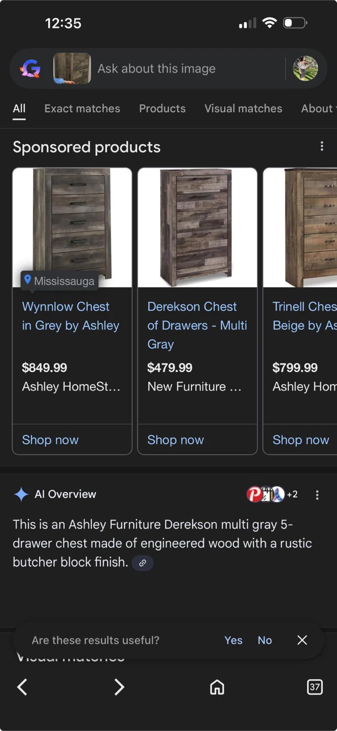 Ashley Furniture Derekson 5-Drawer Chest - photo 3