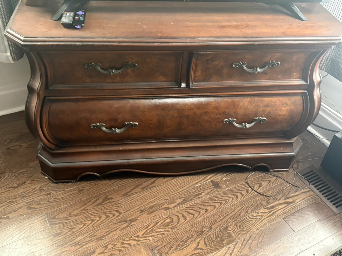 Solid Wood TV Stand / Dresser – Excellent Condition