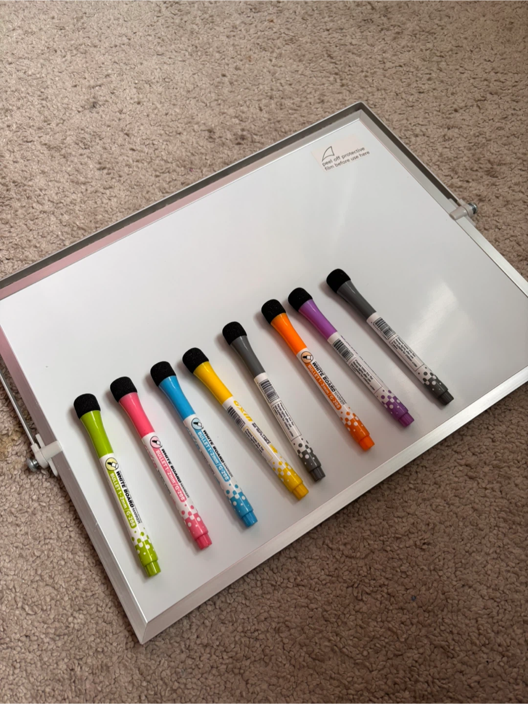 Double sided whiteboard
