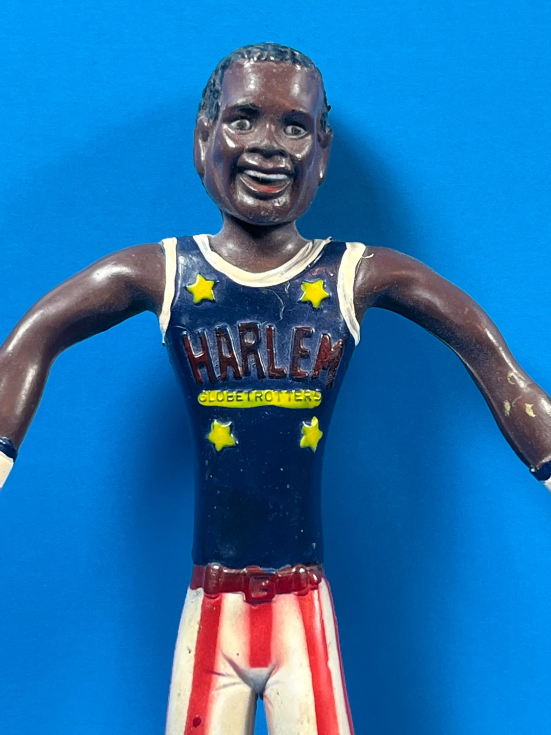 Vintage Harlem Globetrotters Bendy Toy Figure - photo 2