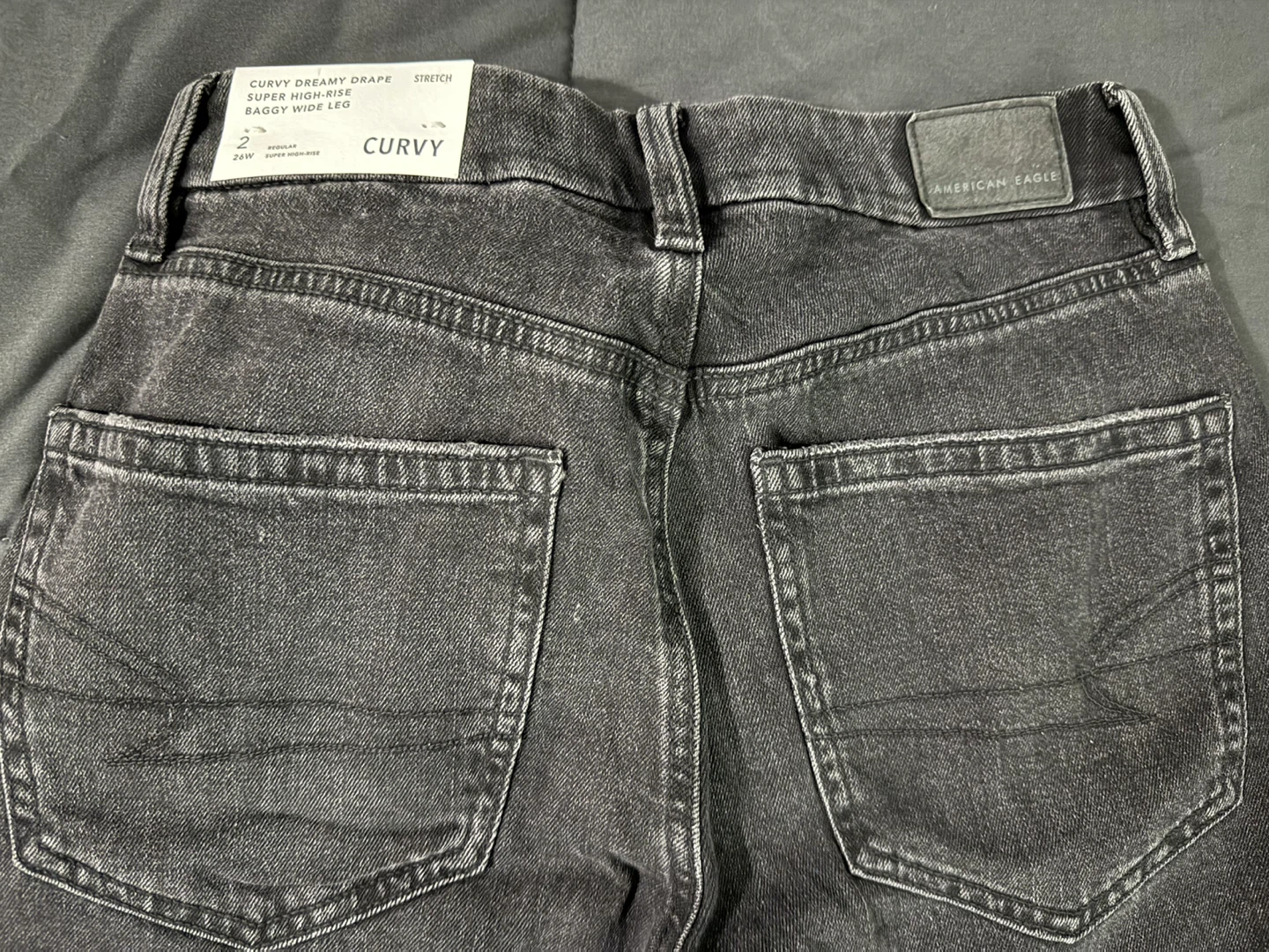 American Eagle Curvy Dreamy Drape Jeans - Size 2 - photo 4