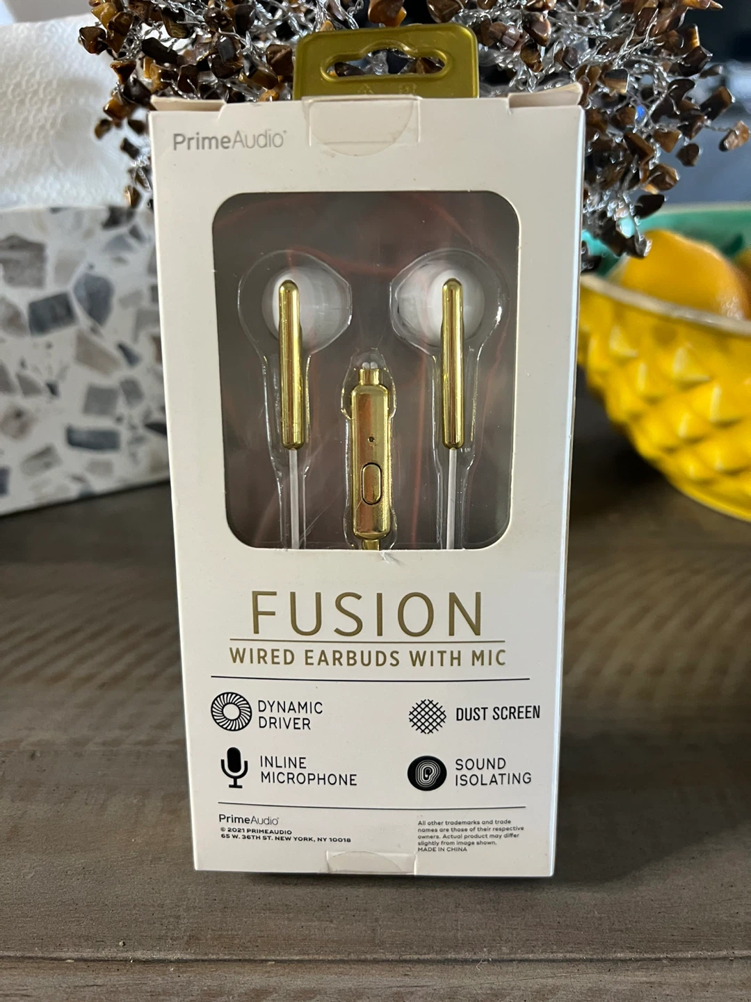 PrimeAudio Fusion Wired Earbuds with Mic [Brand New]