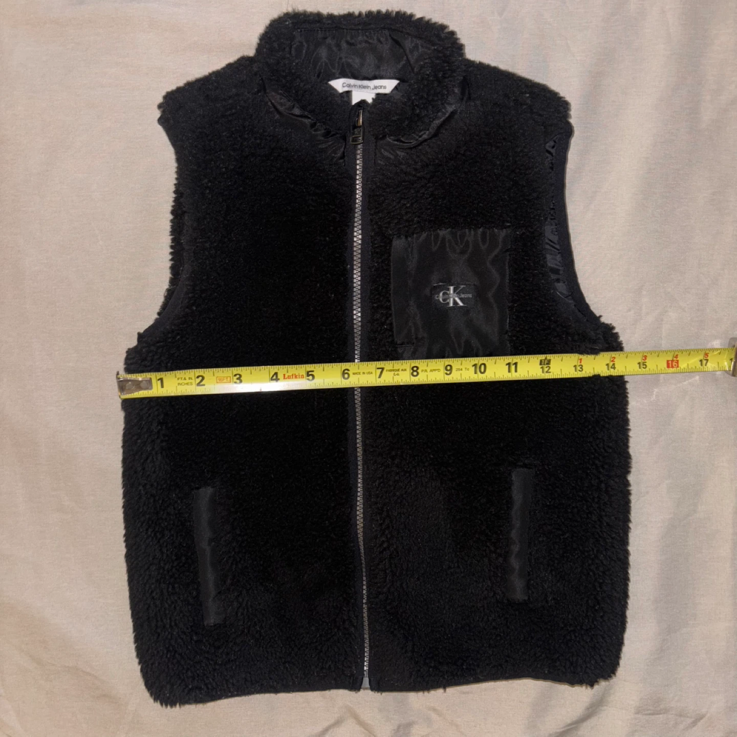 Calvin Klein Jeans Black Fleece Vest 4T - photo 5