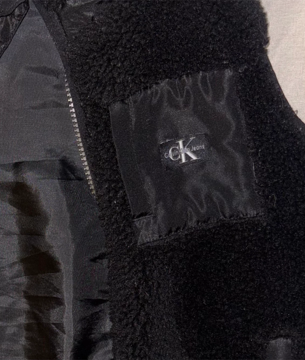 Calvin Klein Jeans Black Fleece Vest 4T - photo 3