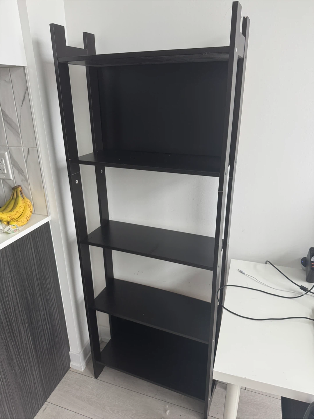 Black Ladder Shelf - Like New!