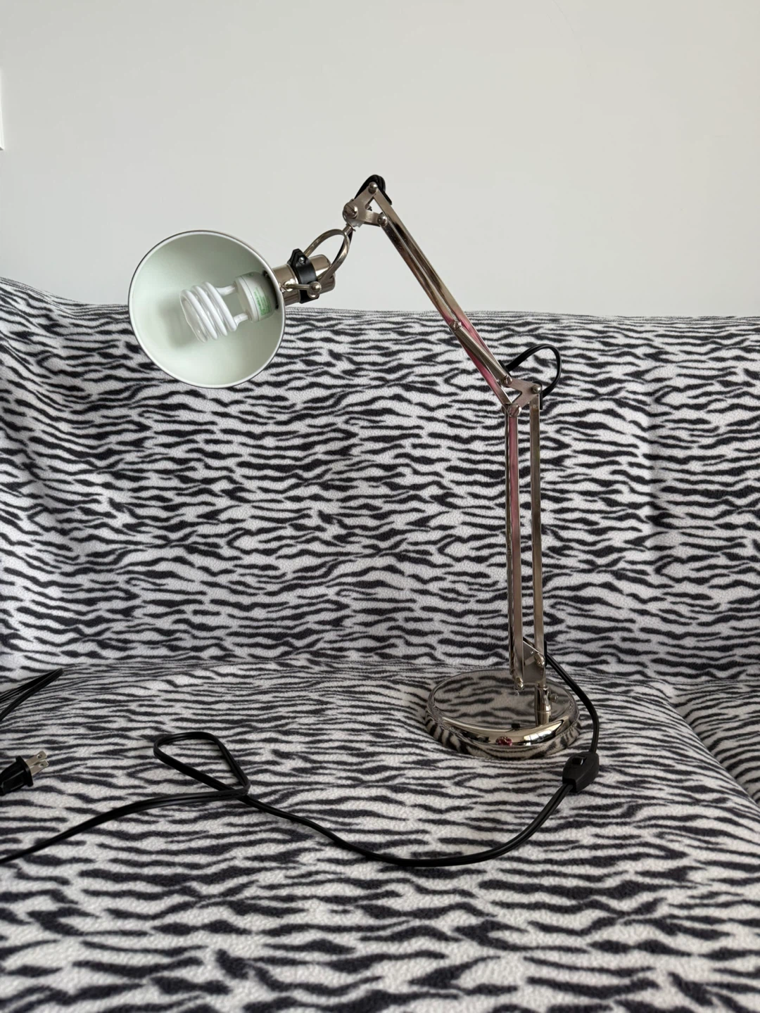Silver Adjustable Desk Lamp