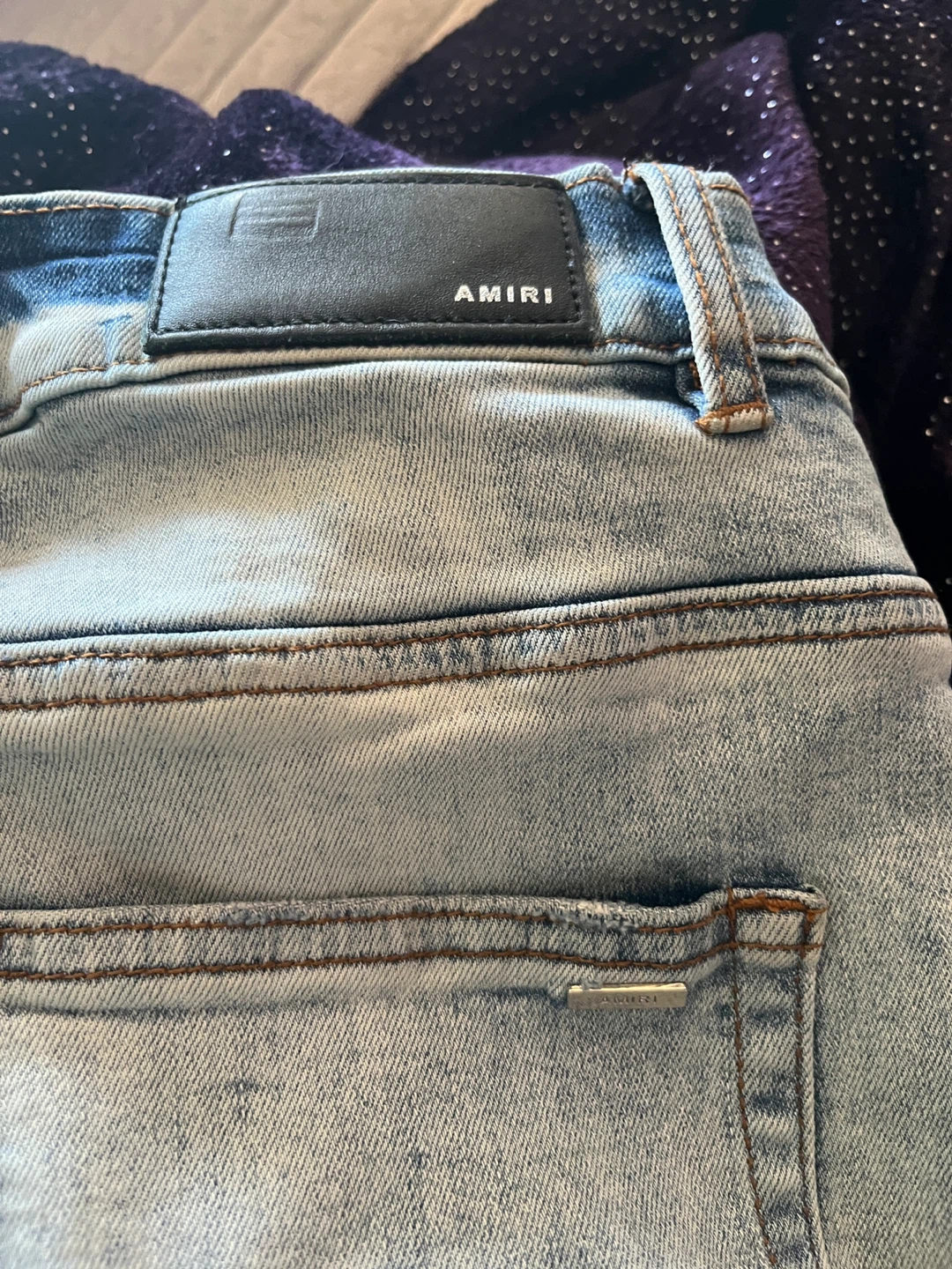 AMIRI Distressed Denim Jeans, Size 36 - photo 3