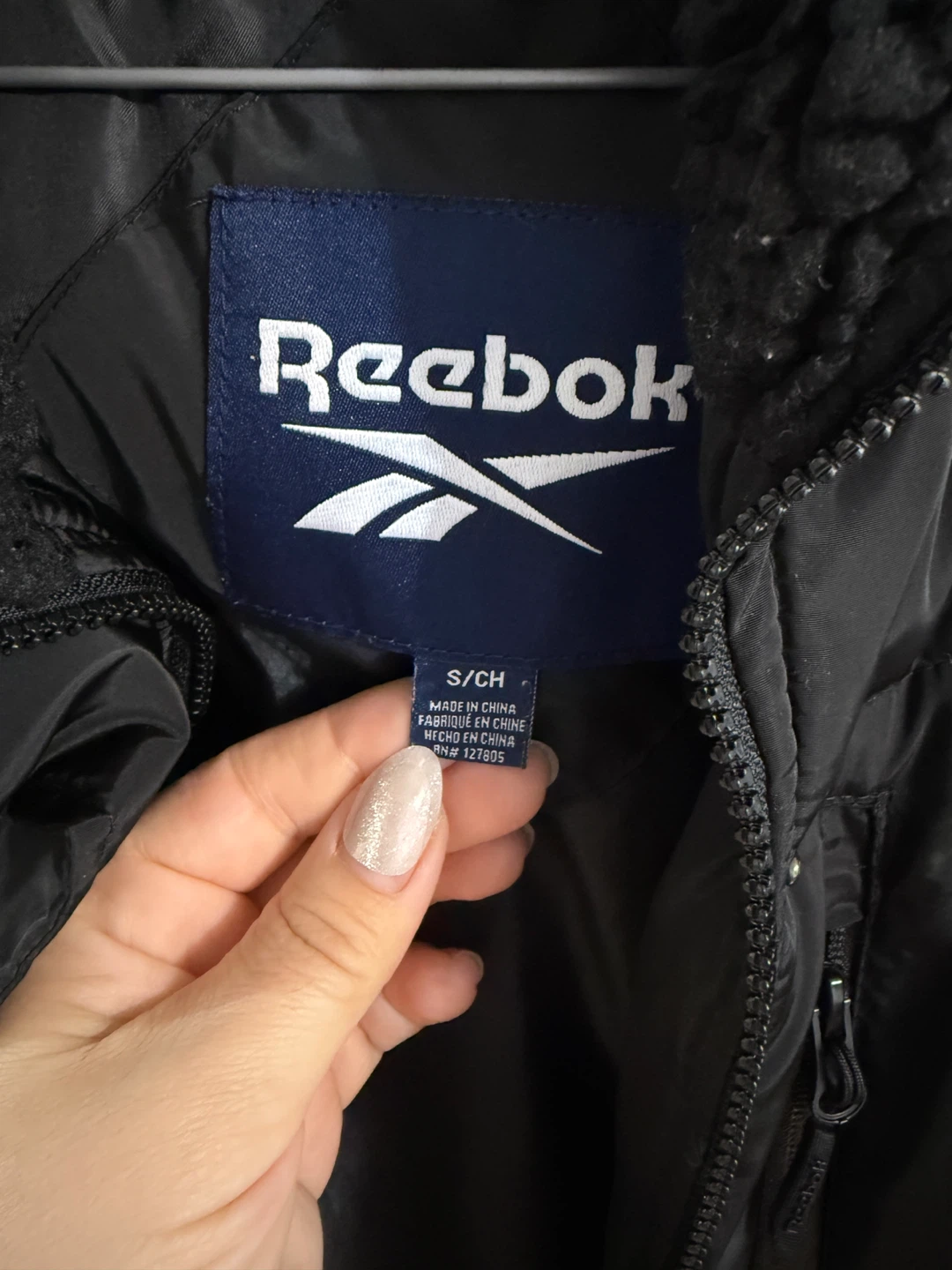 Reebok Black Puffer Jacket Size S - photo 2